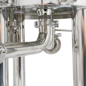 BevBright Stainless Steel Lenticular Filter Housing - 12 in. - 1 High - with fittings