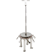 BevBright Stainless Steel Lenticular Filter Housing - 12 in. - 1 High - with fittings
