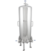 BevBright Stainless Steel Lenticular Filter Housing - 16 in. - 4 High - with fittings