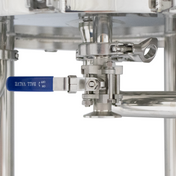 BevBright Stainless Steel Lenticular Filter Housing - 16 in. - 4 High - with fittings