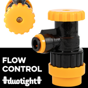 Duotight Flow Control Ball Lock Bev Out (Black) - 8mm (5/16)