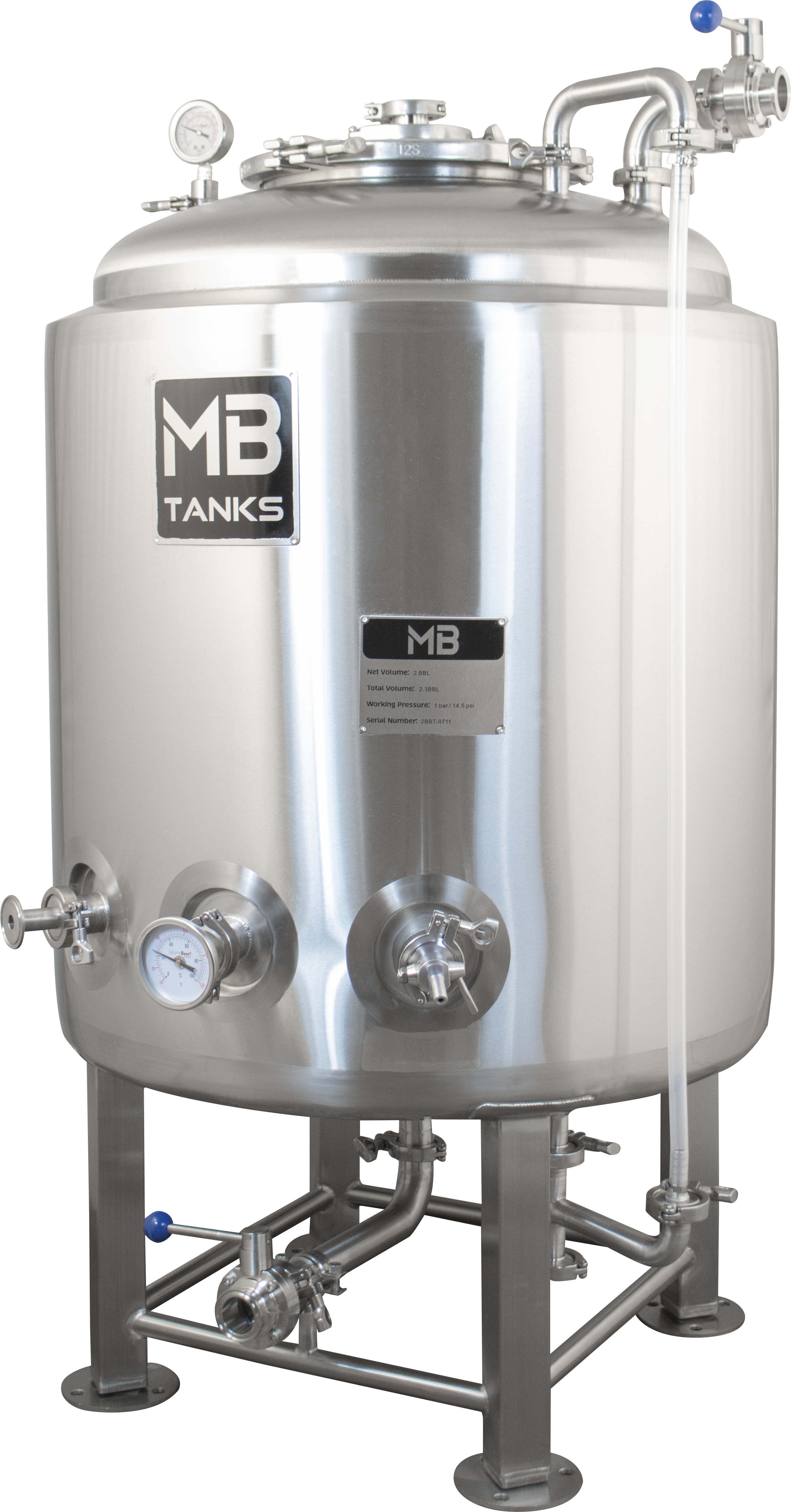 MB - Pro Brite Tank - 2 bbl (Jacketed) - V3