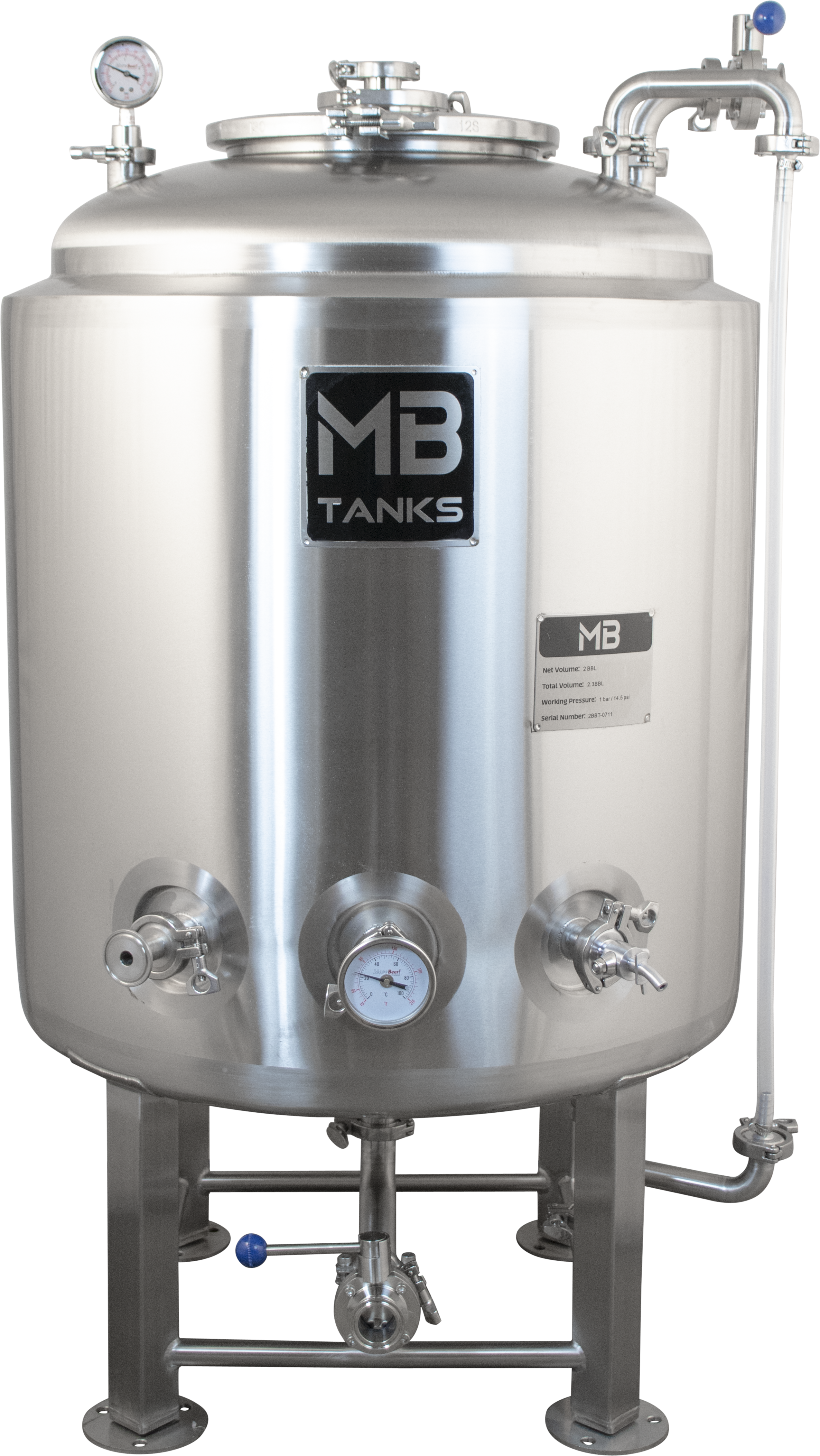 MB - Pro Brite Tank - 2 bbl (Jacketed) - V3
