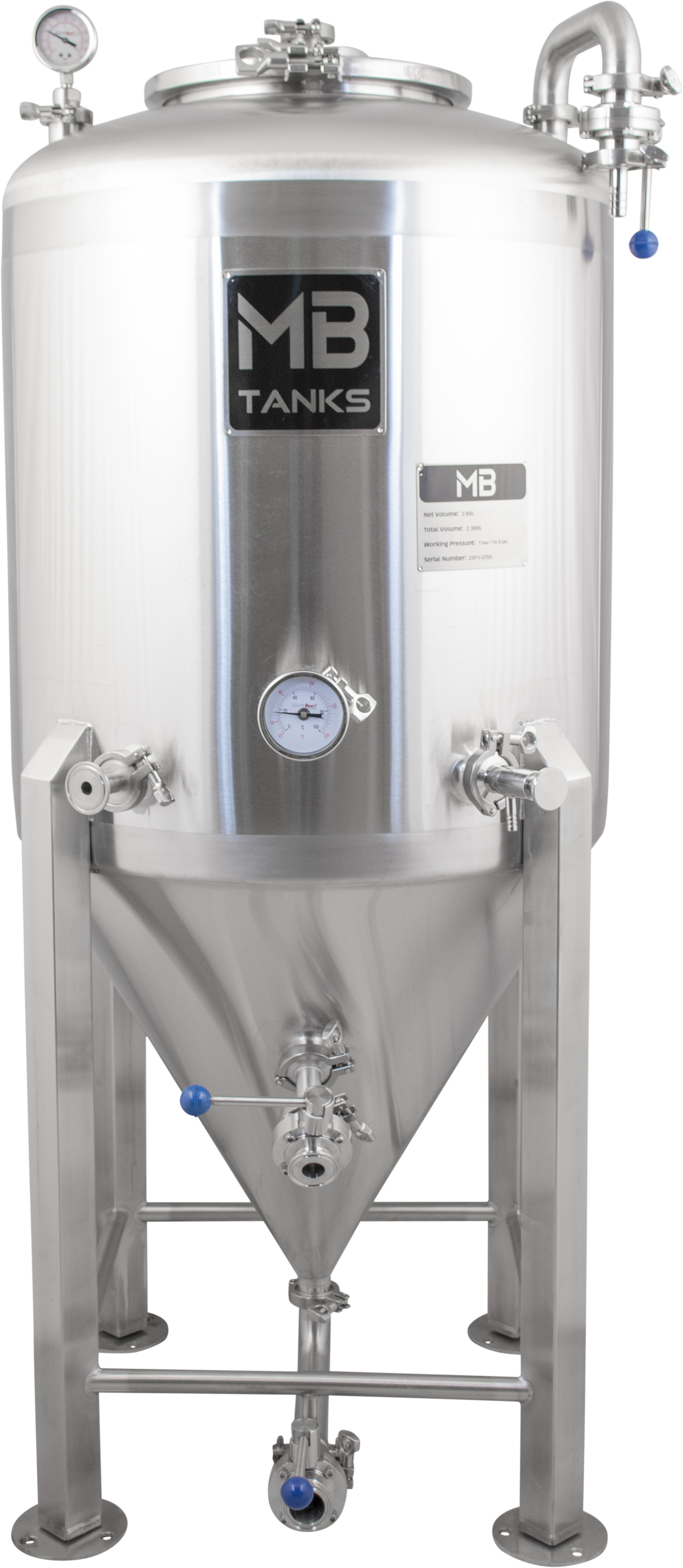 MB - Pro Conical Unitank - 2 bbl - V3