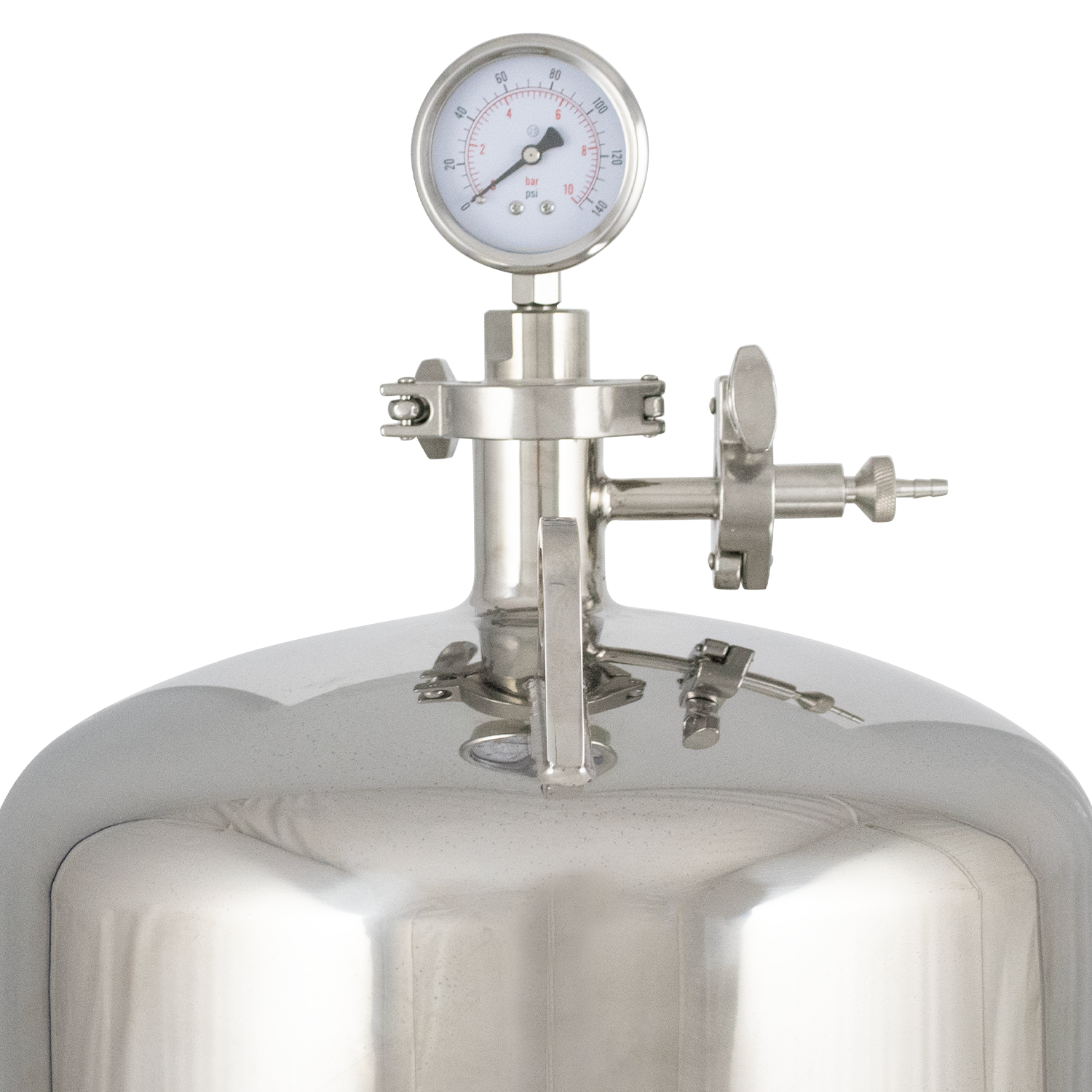 BevBright Stainless Steel Lenticular Filter Housing - 12 in. - 1 High