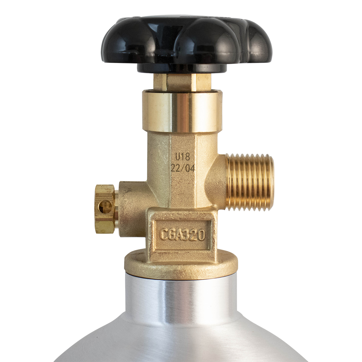5 lb CO2 Tank | Premium Aluminum | New | CGA320 Valve | US DOT Approved