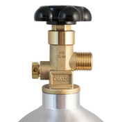 5 lb CO2 Tank | Premium Aluminum | New | CGA320 Valve | US DOT Approved