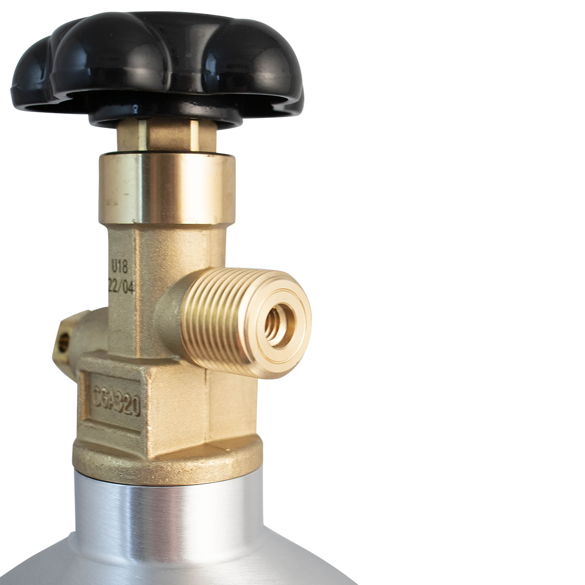 5 lb CO2 Tank | Premium Aluminum | New | CGA320 Valve | US DOT Approved