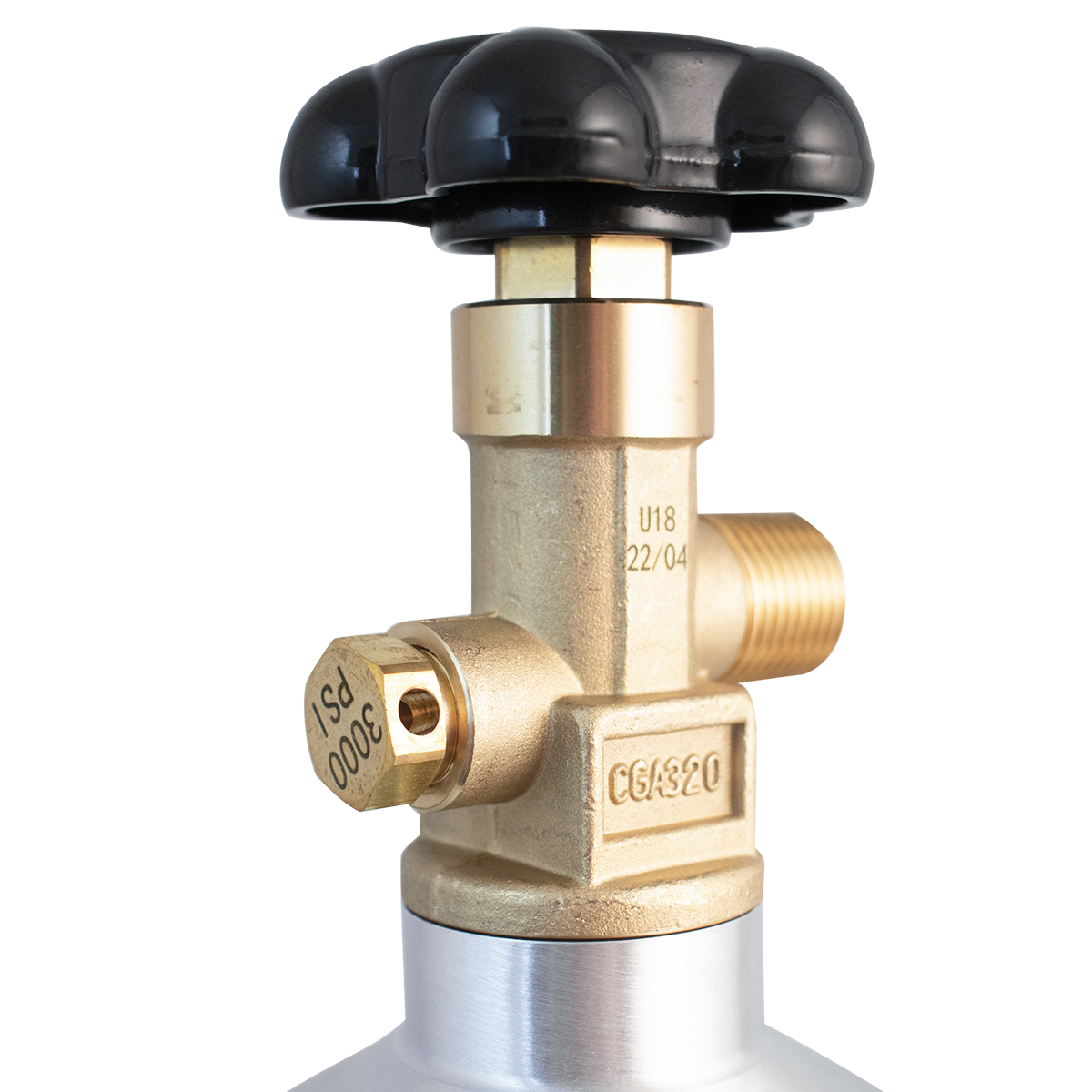 5 lb CO2 Tank | Premium Aluminum | New | CGA320 Valve | US DOT Approved