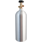 5 lb CO2 Tank | Premium Aluminum | New | CGA320 Valve | US DOT Approved