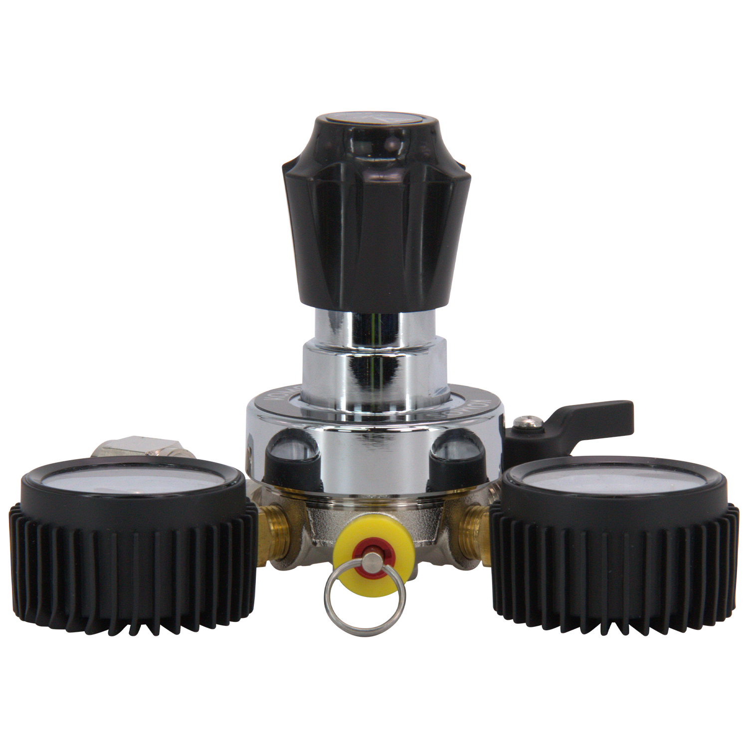 KOMOS Universal 25 - Dual Gauge CO2 Regulator - 25 psi