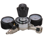 KOMOS Universal 25 - Dual Gauge CO2 Regulator - 25 psi