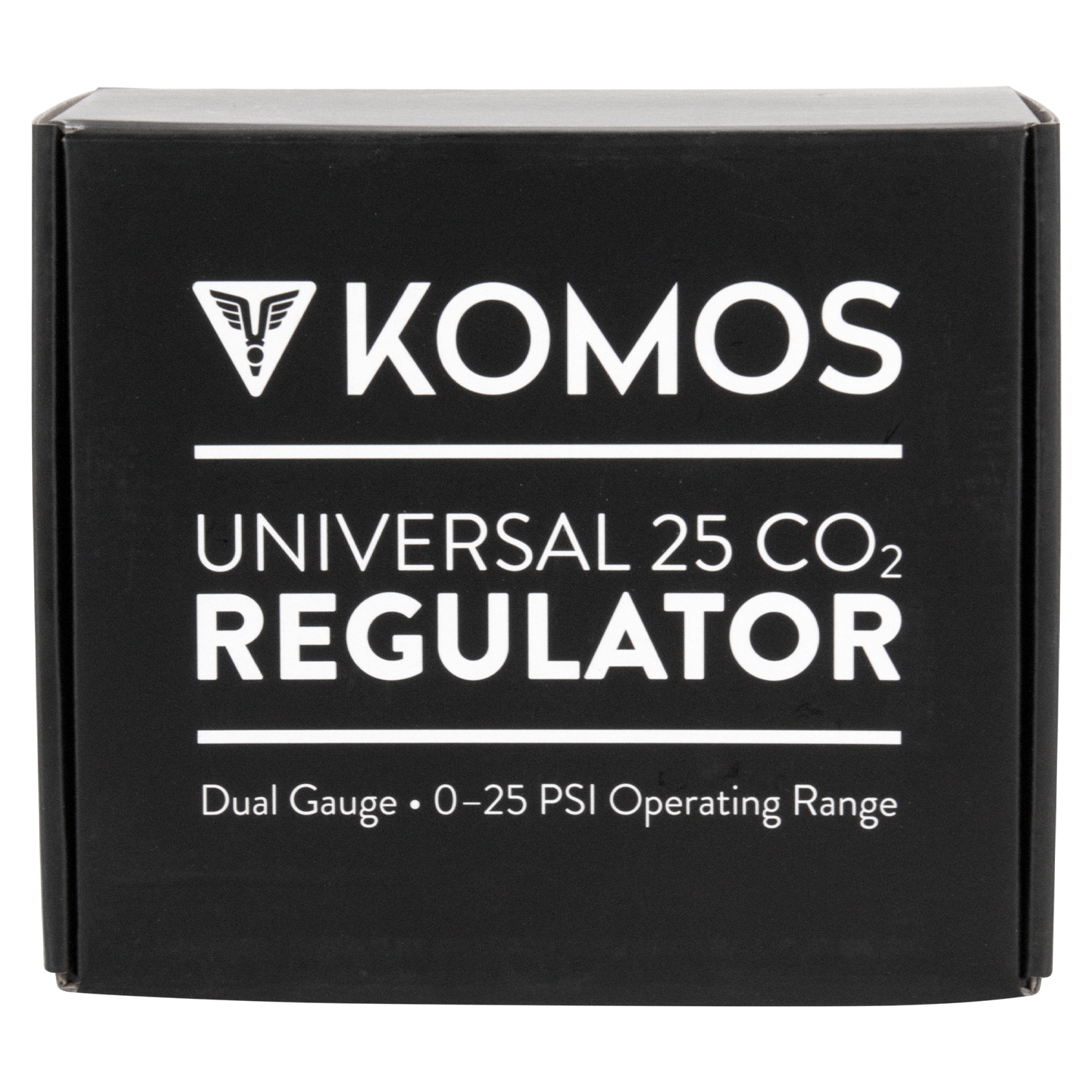 KOMOS Universal 25 - Dual Gauge CO2 Regulator - 25 psi