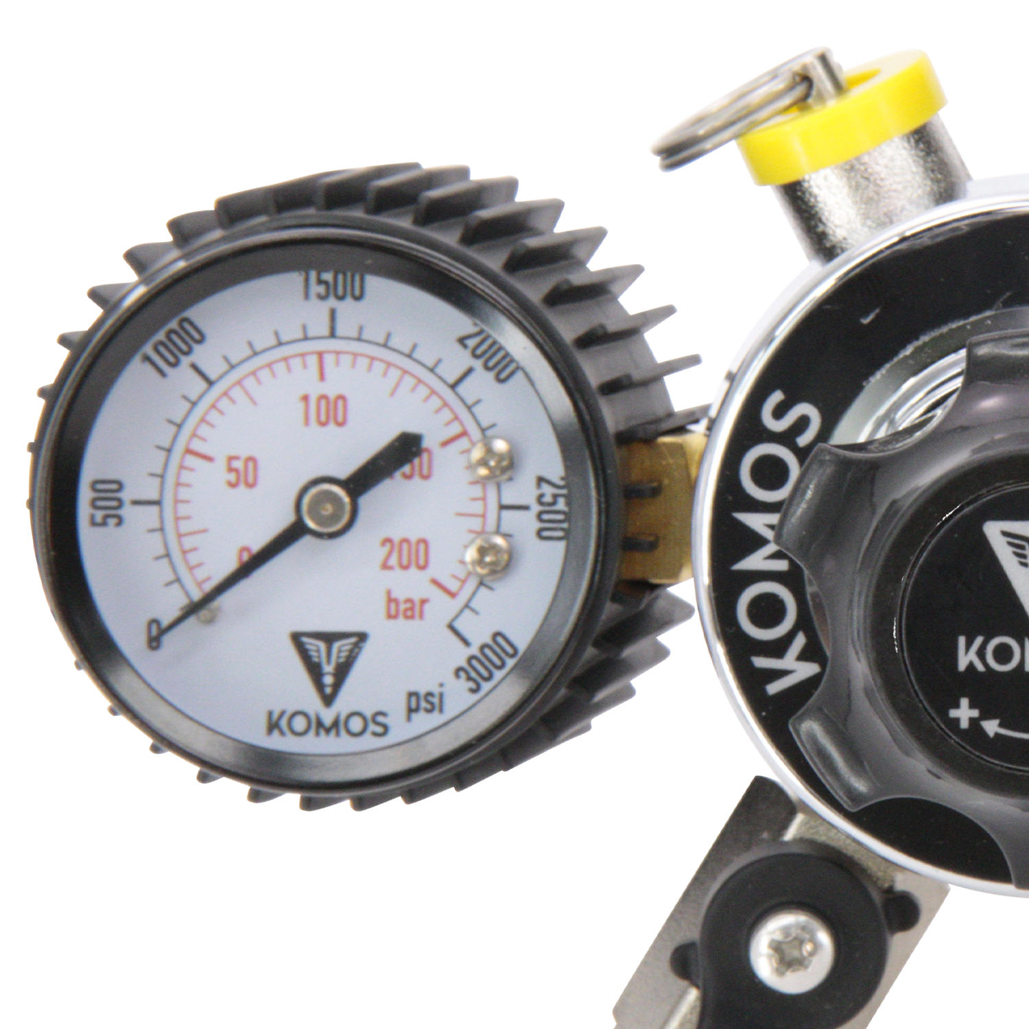 KOMOS Universal 50 - Dual Gauge CO2 Regulator - 50 psi