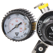 KOMOS Universal 50 - Dual Gauge CO2 Regulator - 50 psi