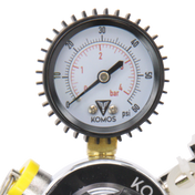 KOMOS Universal 50 - Dual Gauge CO2 Regulator - 50 psi