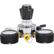 KOMOS Universal 50 - Dual Gauge CO2 Regulator - 50 psi