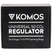 KOMOS Universal 50 - Dual Gauge CO2 Regulator - 50 psi