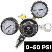 KOMOS Universal 50 - Dual Gauge CO2 Regulator - 50 psi