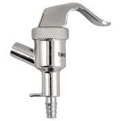 Torpedo Keg Faucet - Stainless Steel - Handheld (Picnic Tap) - 1/4 in. Barb