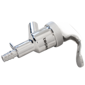 Torpedo Keg Faucet - Stainless Steel - Handheld (Picnic Tap) - 1/4 in. Barb