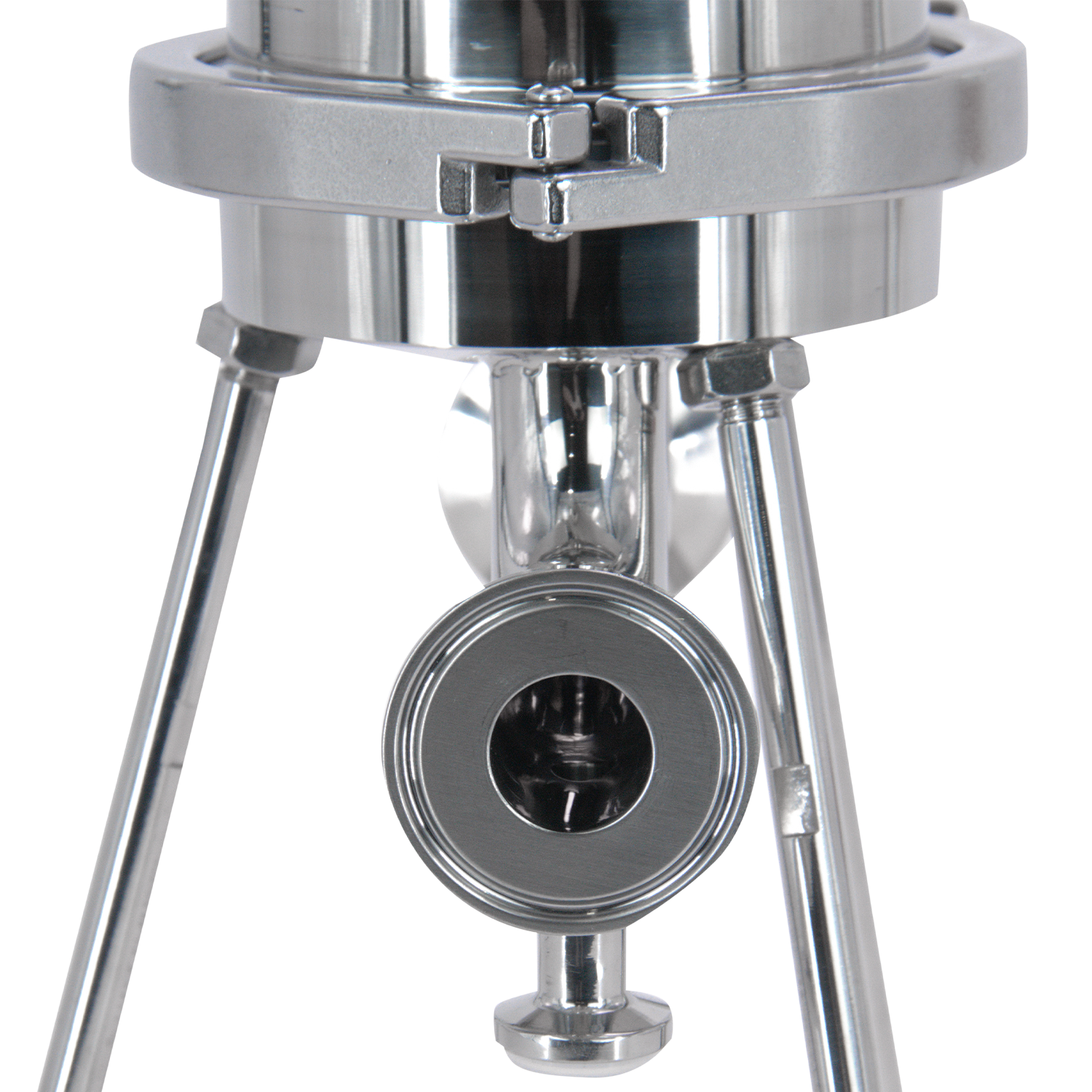 BevBright 316 Electro Polished S/S Cartridge Filter Housing - 10 in. - 1 Module Capacity