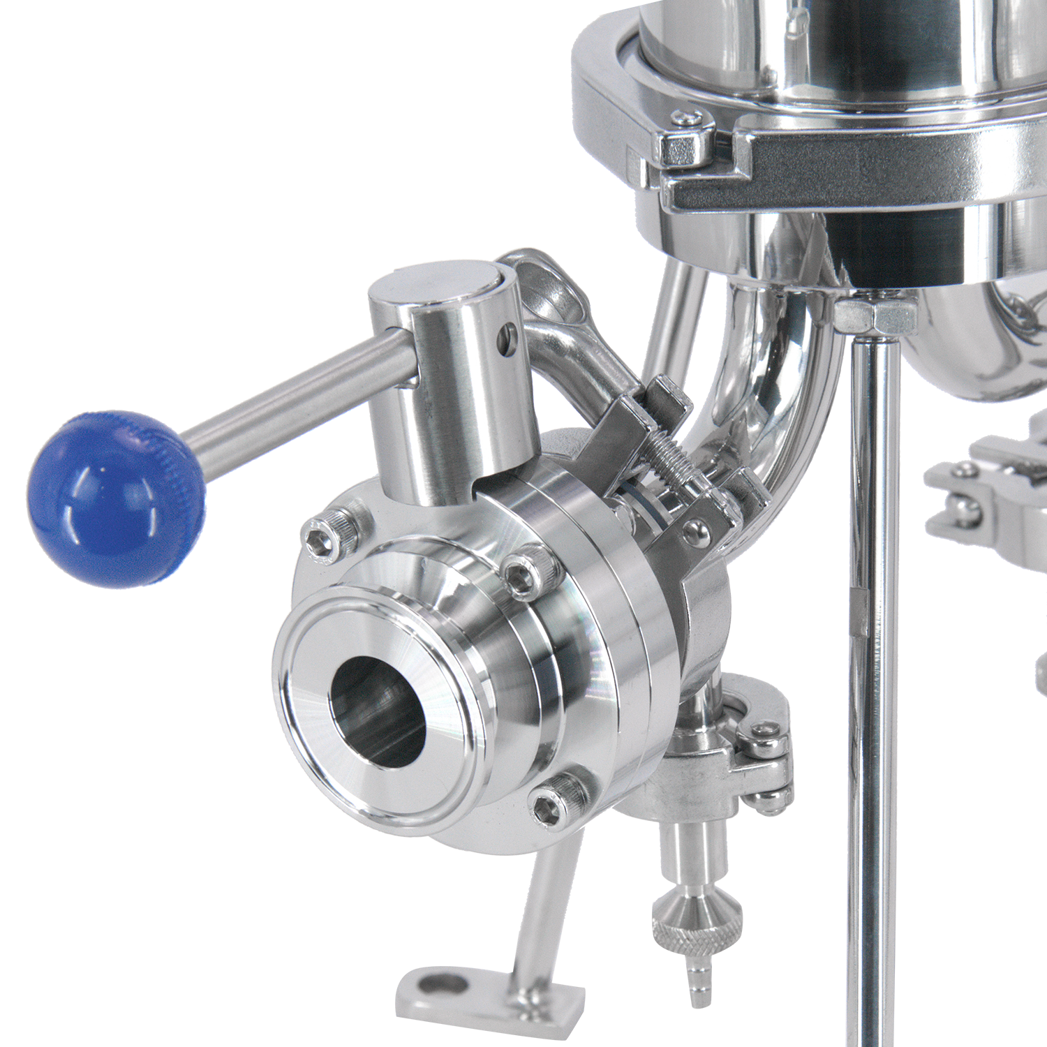 BevBright 316 Electro Polished S/S Cartridge Filter Housing - 10 in. - 1 Module Capacity