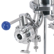 BevBright 316 Electro Polished S/S Cartridge Filter Housing - 10 in. - 1 Module Capacity