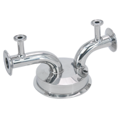 BevBright 316 Electro Polished S/S Cartridge Filter Housing - 10 in. - 1 Module Capacity
