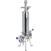 BevBright 316 Electro Polished S/S Cartridge Filter Housing - 10 in. - 1 Module Capacity