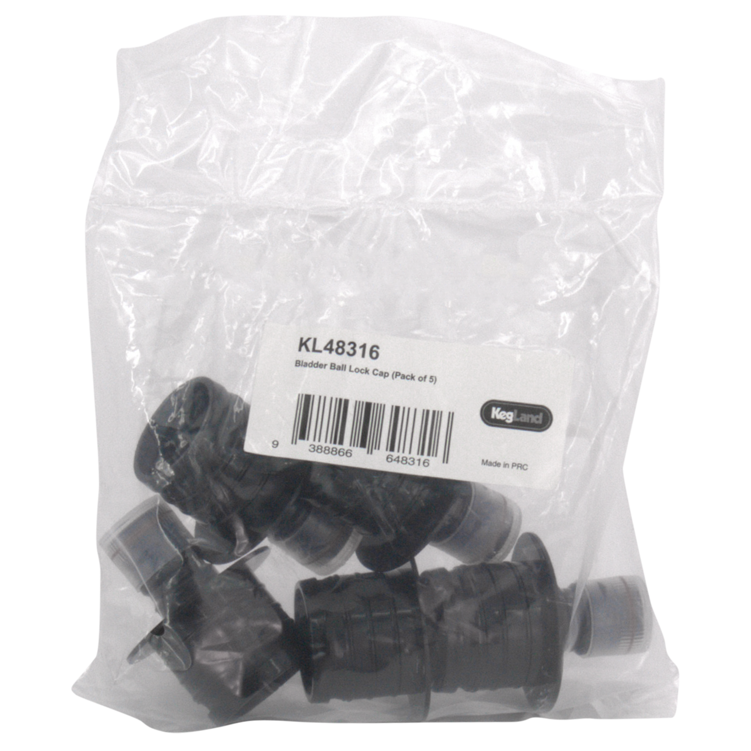 Stand Up Bladder Ball Lock Caps - Pack of 5